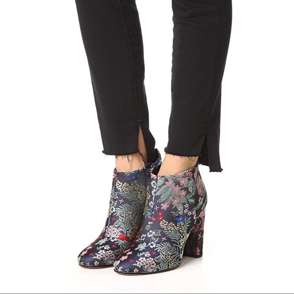 Sam Edelman Cambell Floral Brocade Booties - Picture 3 of 7